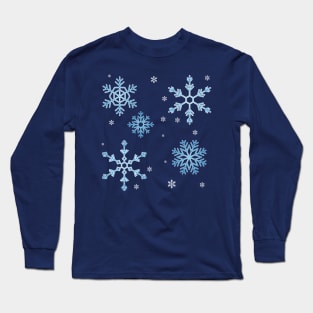 Snowflakes Long Sleeve T-Shirt